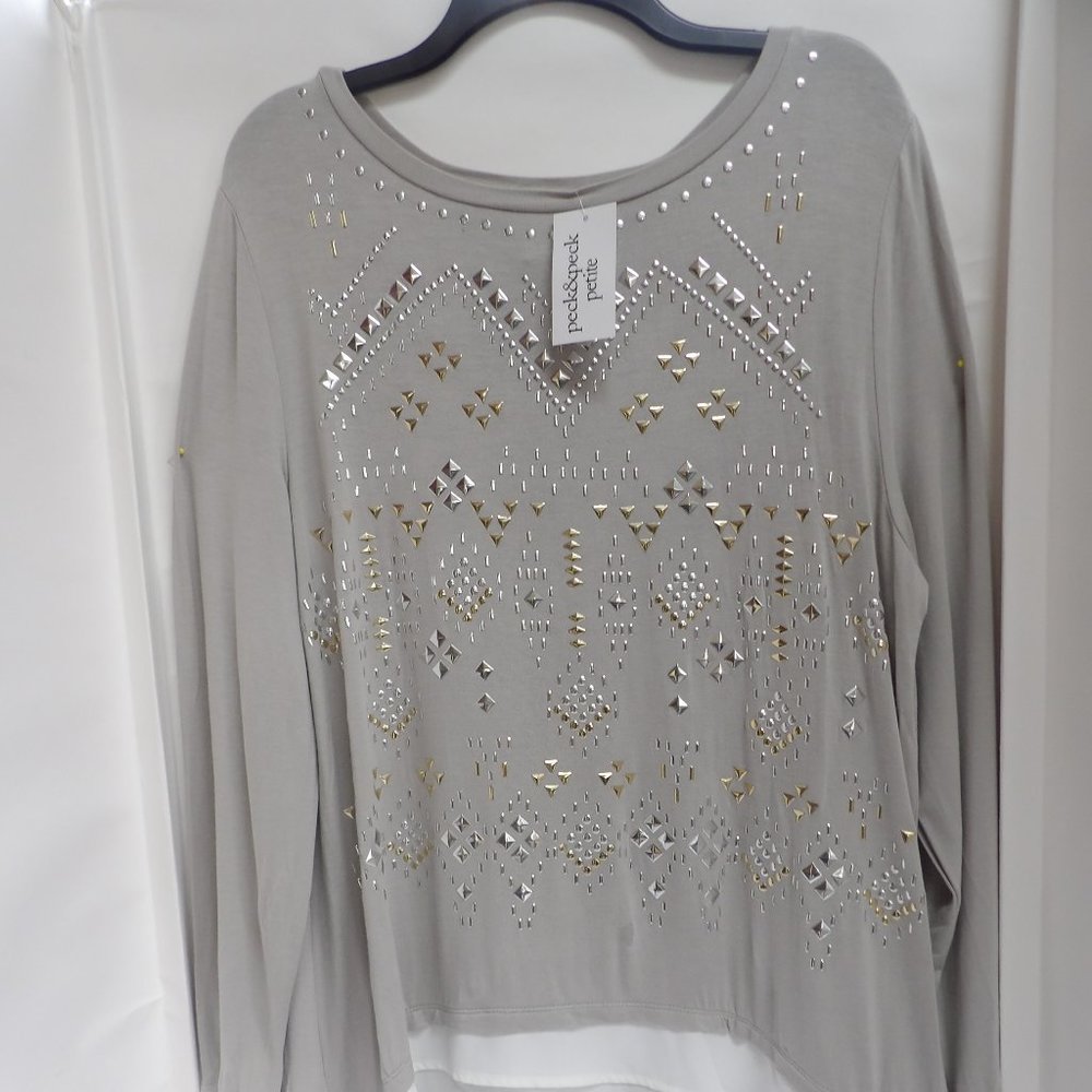 NWT Peck & Peck Petite  Asymmetric Size PXL